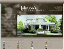 Tablet Screenshot of johnsonsfuneralhome.com